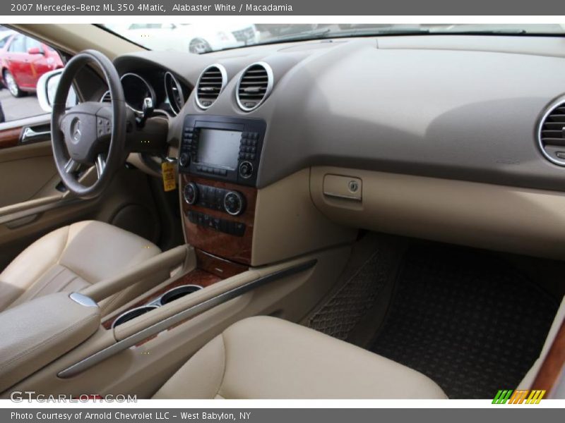 Alabaster White / Macadamia 2007 Mercedes-Benz ML 350 4Matic