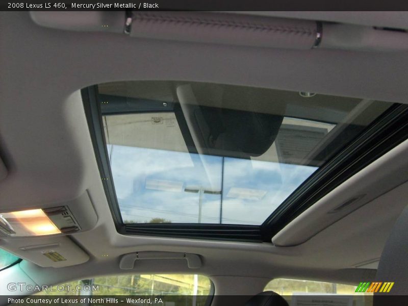 Mercury Silver Metallic / Black 2008 Lexus LS 460