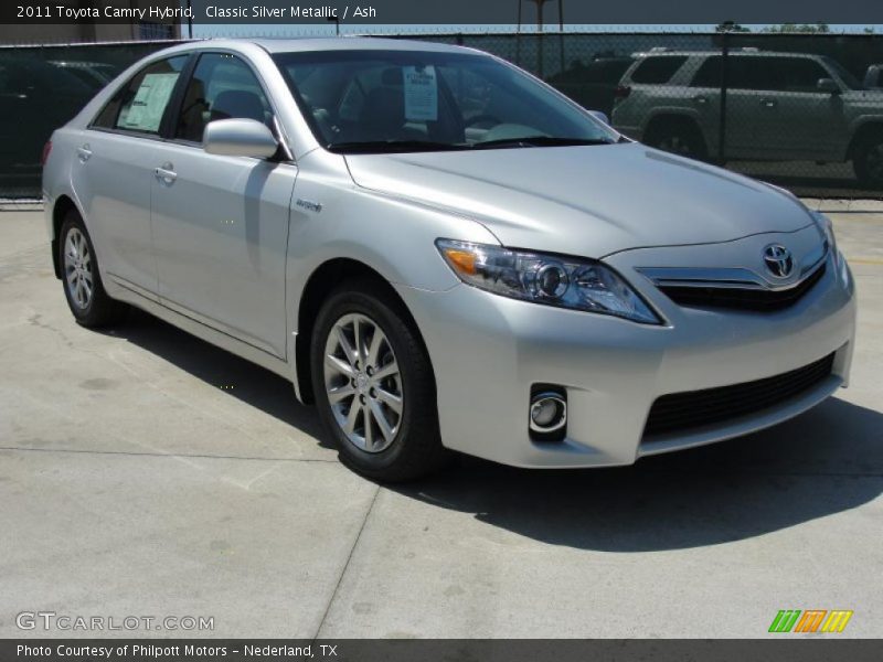 Classic Silver Metallic / Ash 2011 Toyota Camry Hybrid
