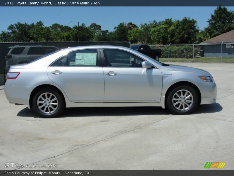 Classic Silver Metallic / Ash 2011 Toyota Camry Hybrid