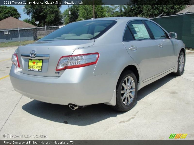 Classic Silver Metallic / Ash 2011 Toyota Camry Hybrid