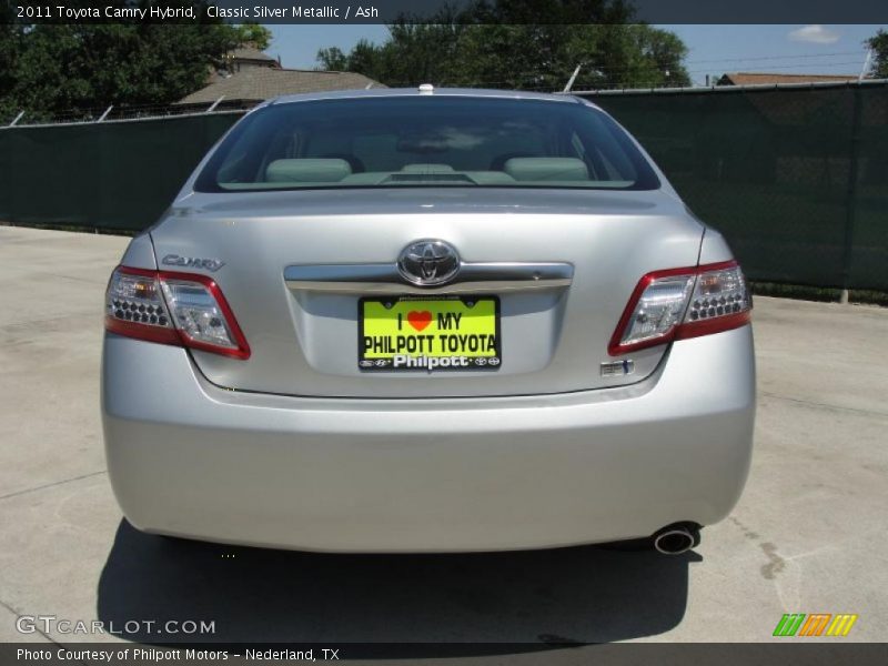 Classic Silver Metallic / Ash 2011 Toyota Camry Hybrid