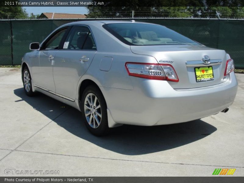 Classic Silver Metallic / Ash 2011 Toyota Camry Hybrid