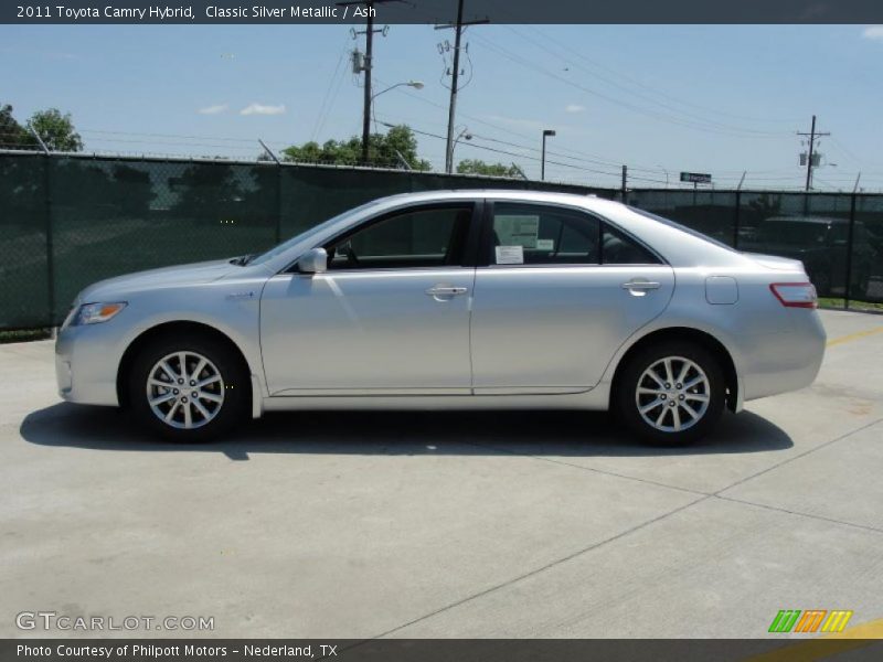 Classic Silver Metallic / Ash 2011 Toyota Camry Hybrid