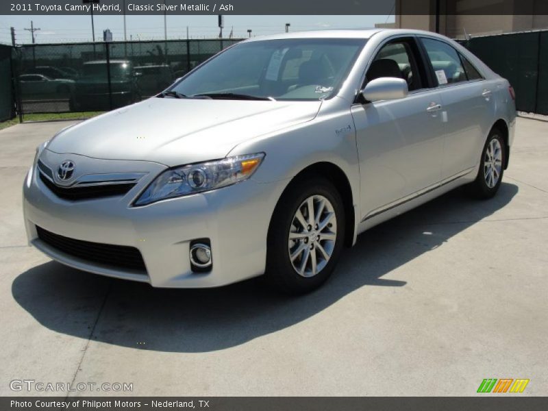 Classic Silver Metallic / Ash 2011 Toyota Camry Hybrid