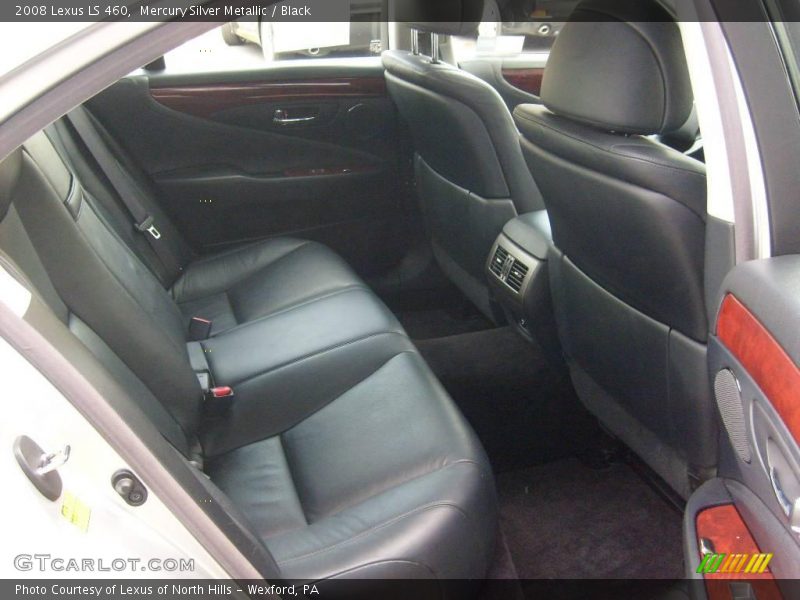 Mercury Silver Metallic / Black 2008 Lexus LS 460