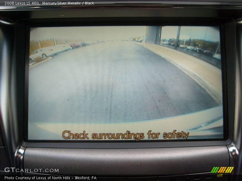 Mercury Silver Metallic / Black 2008 Lexus LS 460