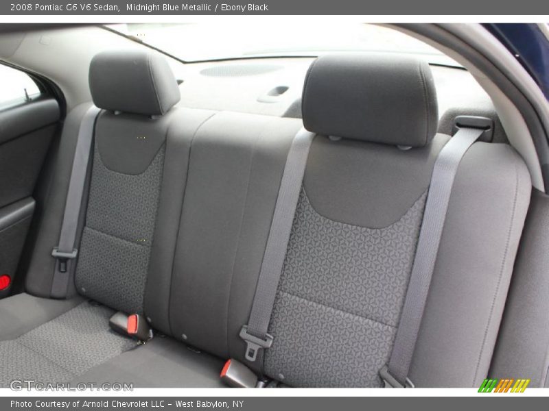 Midnight Blue Metallic / Ebony Black 2008 Pontiac G6 V6 Sedan