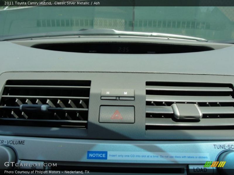 Classic Silver Metallic / Ash 2011 Toyota Camry Hybrid