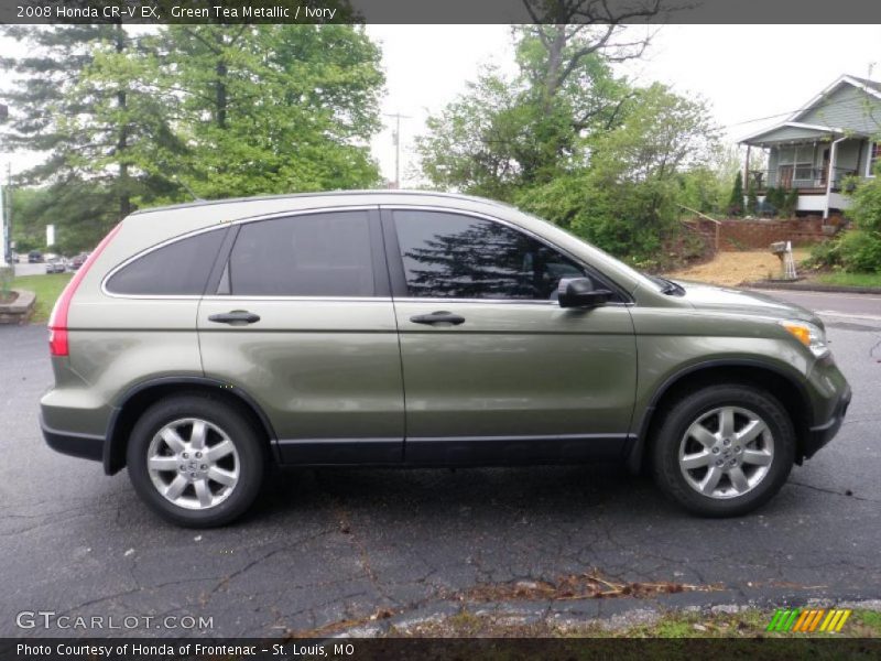 Green Tea Metallic / Ivory 2008 Honda CR-V EX