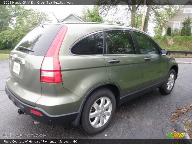 Green Tea Metallic / Ivory 2008 Honda CR-V EX