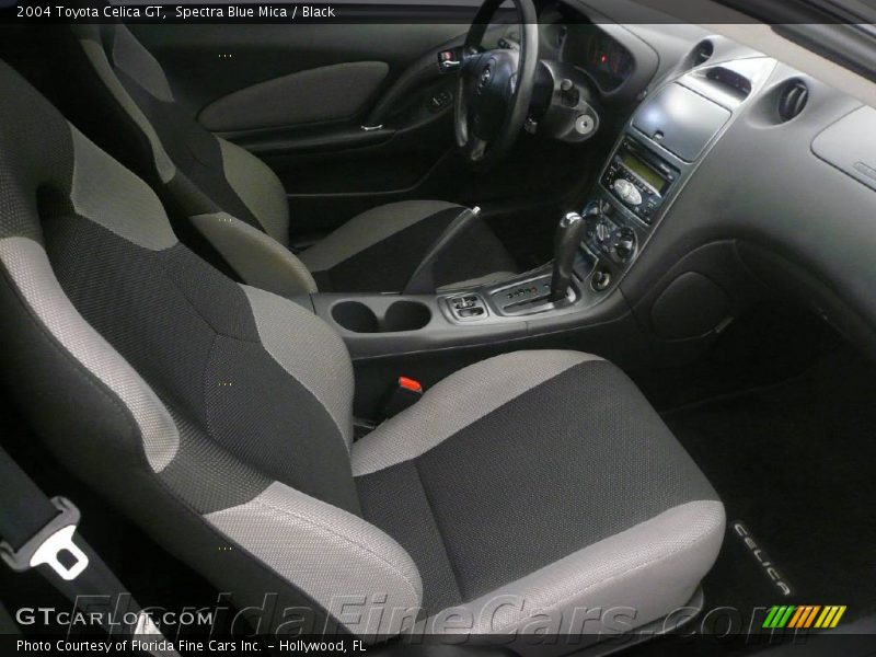 Spectra Blue Mica / Black 2004 Toyota Celica GT