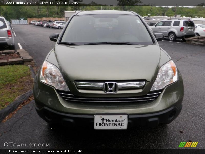 Green Tea Metallic / Ivory 2008 Honda CR-V EX