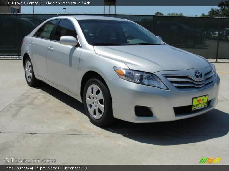 Classic Silver Metallic / Ash 2011 Toyota Camry LE