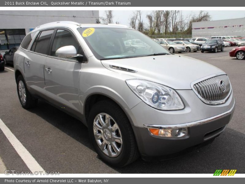 Quicksilver Metallic / Titanium/Dark Titanium 2011 Buick Enclave CXL