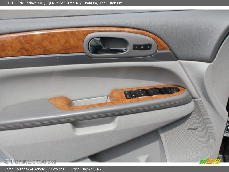 Quicksilver Metallic / Titanium/Dark Titanium 2011 Buick Enclave CXL
