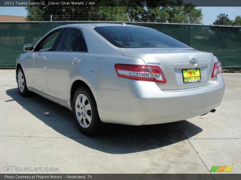 Classic Silver Metallic / Ash 2011 Toyota Camry LE