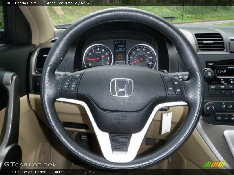 Green Tea Metallic / Ivory 2008 Honda CR-V EX