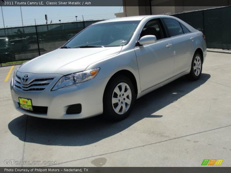 Classic Silver Metallic / Ash 2011 Toyota Camry LE