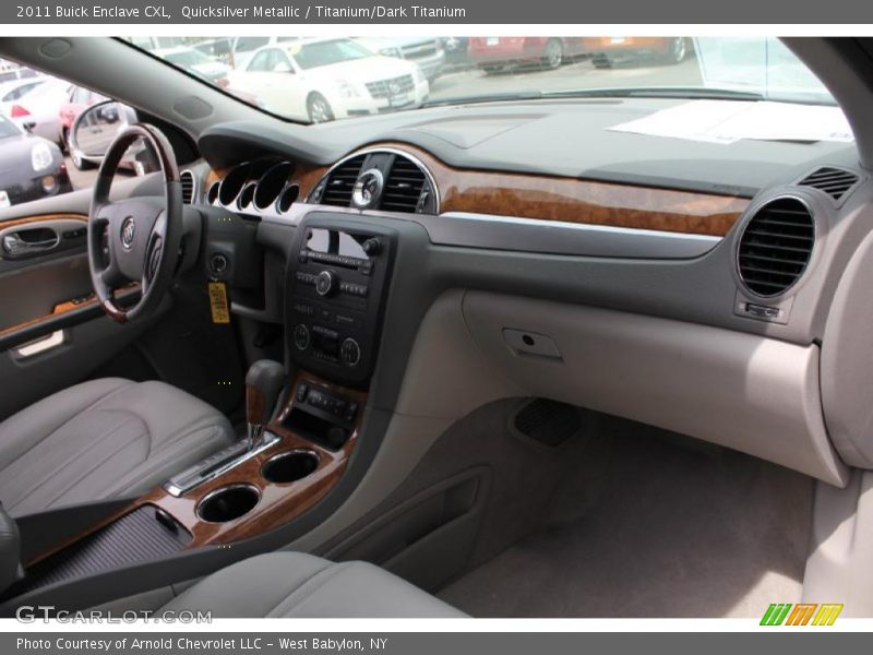 Quicksilver Metallic / Titanium/Dark Titanium 2011 Buick Enclave CXL