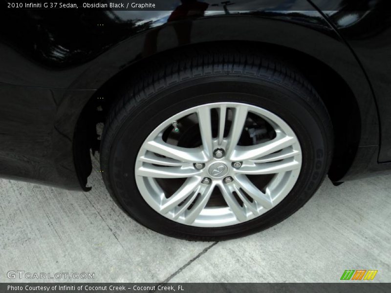 Obsidian Black / Graphite 2010 Infiniti G 37 Sedan