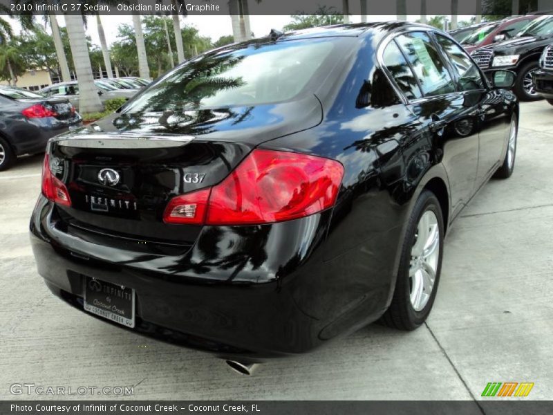  2010 G 37 Sedan Obsidian Black