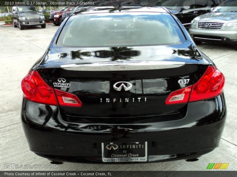 Obsidian Black / Graphite 2010 Infiniti G 37 Sedan