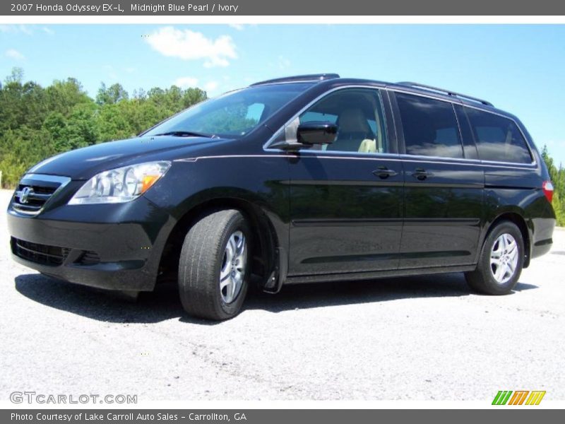 Midnight Blue Pearl / Ivory 2007 Honda Odyssey EX-L