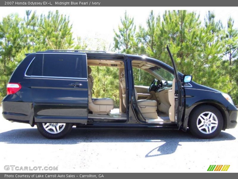 Midnight Blue Pearl / Ivory 2007 Honda Odyssey EX-L