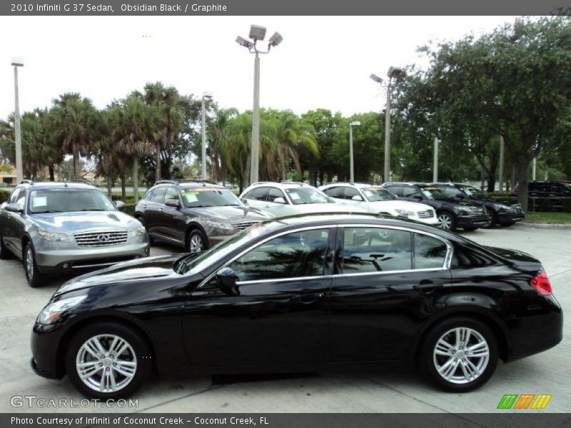 Obsidian Black / Graphite 2010 Infiniti G 37 Sedan