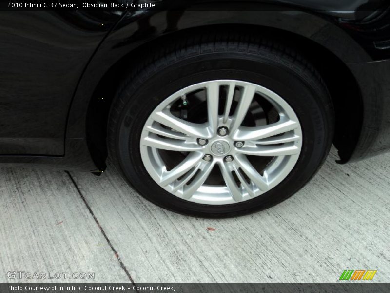 Obsidian Black / Graphite 2010 Infiniti G 37 Sedan