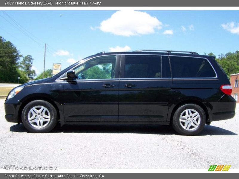 Midnight Blue Pearl / Ivory 2007 Honda Odyssey EX-L