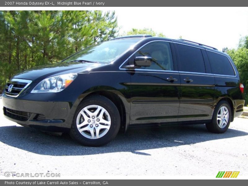 Midnight Blue Pearl / Ivory 2007 Honda Odyssey EX-L