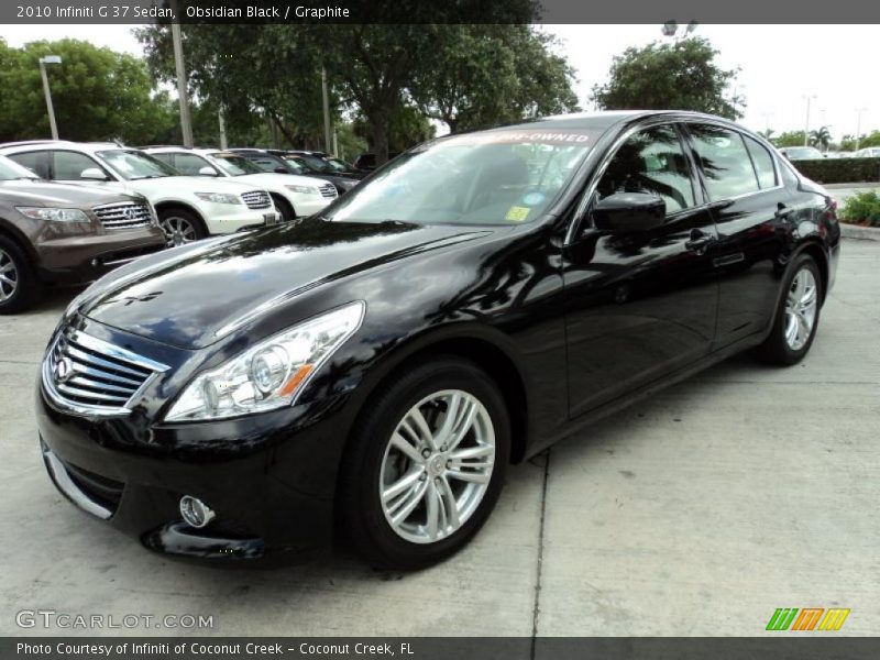  2010 G 37 Sedan Obsidian Black