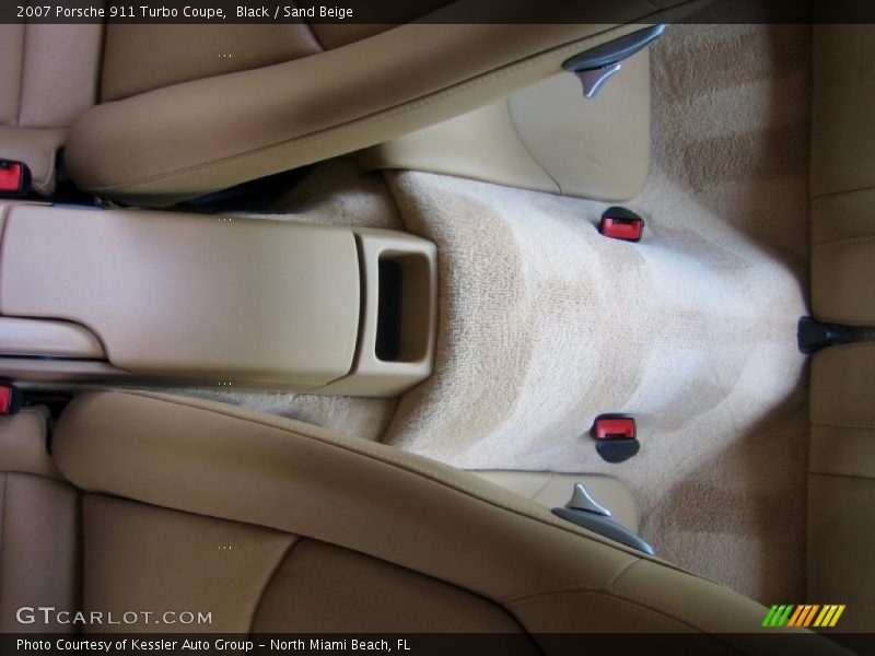 Black / Sand Beige 2007 Porsche 911 Turbo Coupe