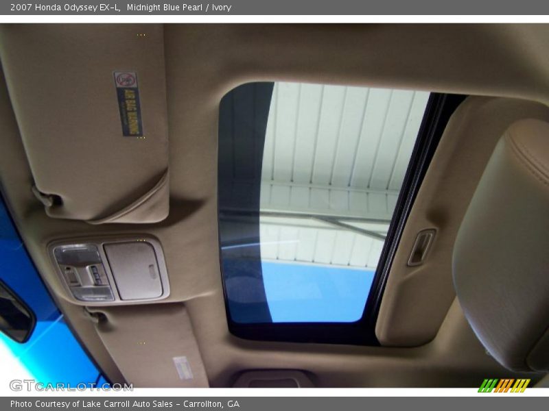 Midnight Blue Pearl / Ivory 2007 Honda Odyssey EX-L