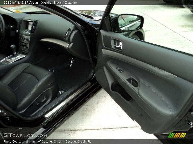 Obsidian Black / Graphite 2010 Infiniti G 37 Sedan