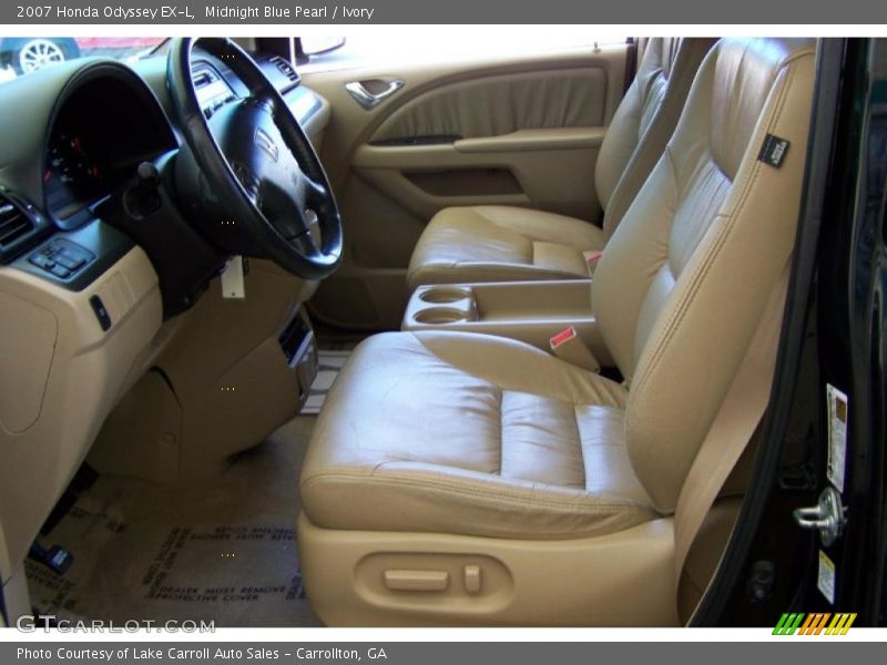Midnight Blue Pearl / Ivory 2007 Honda Odyssey EX-L