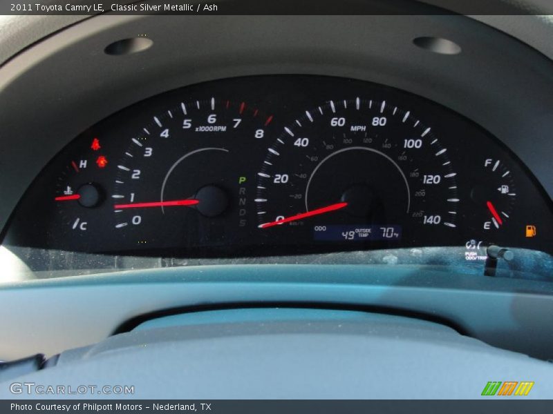 Classic Silver Metallic / Ash 2011 Toyota Camry LE