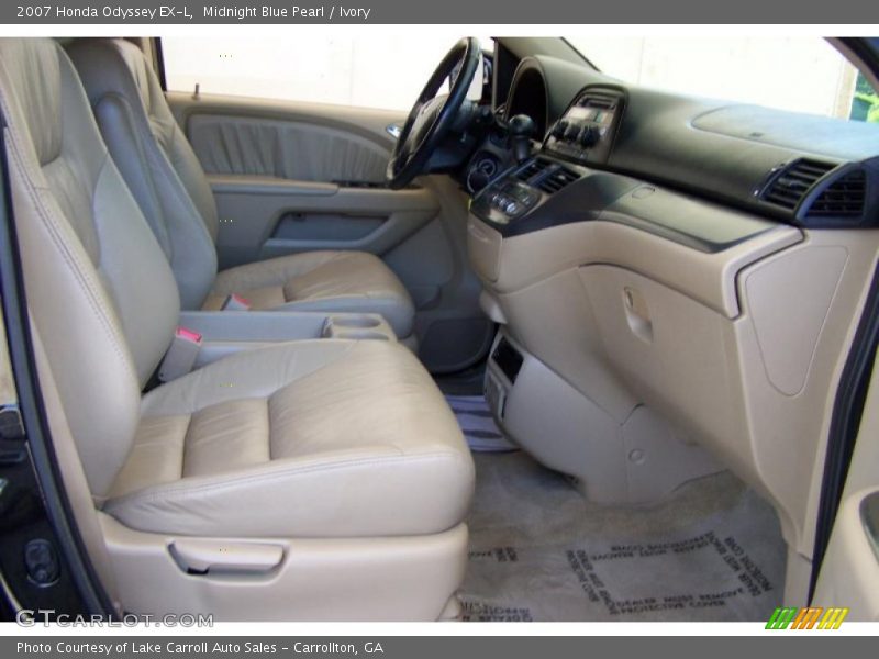 Midnight Blue Pearl / Ivory 2007 Honda Odyssey EX-L