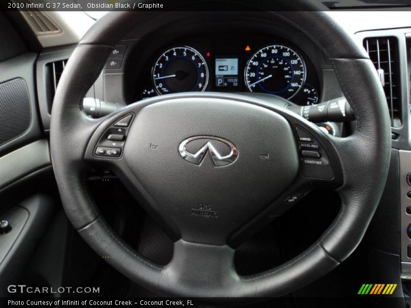 Obsidian Black / Graphite 2010 Infiniti G 37 Sedan