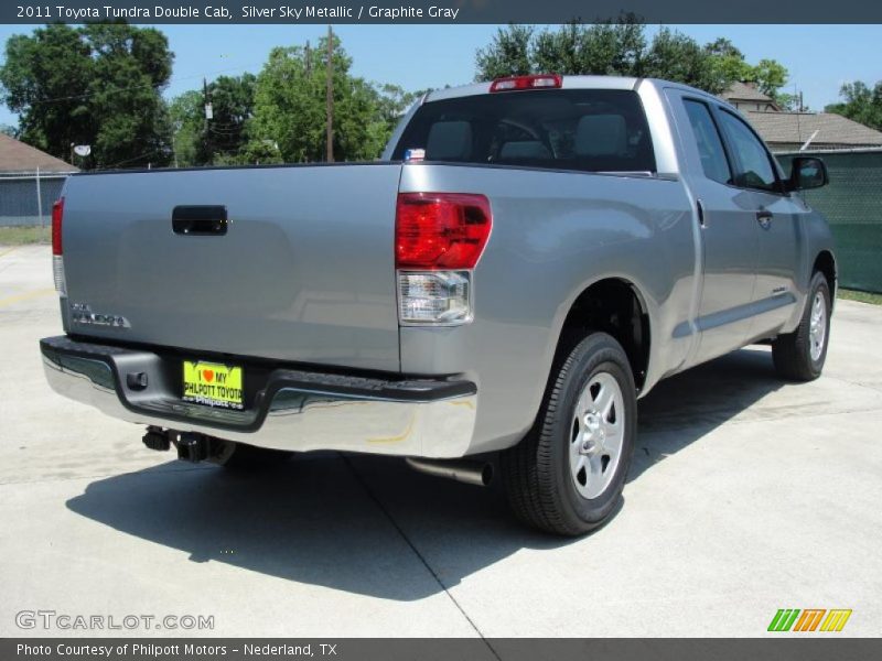Silver Sky Metallic / Graphite Gray 2011 Toyota Tundra Double Cab