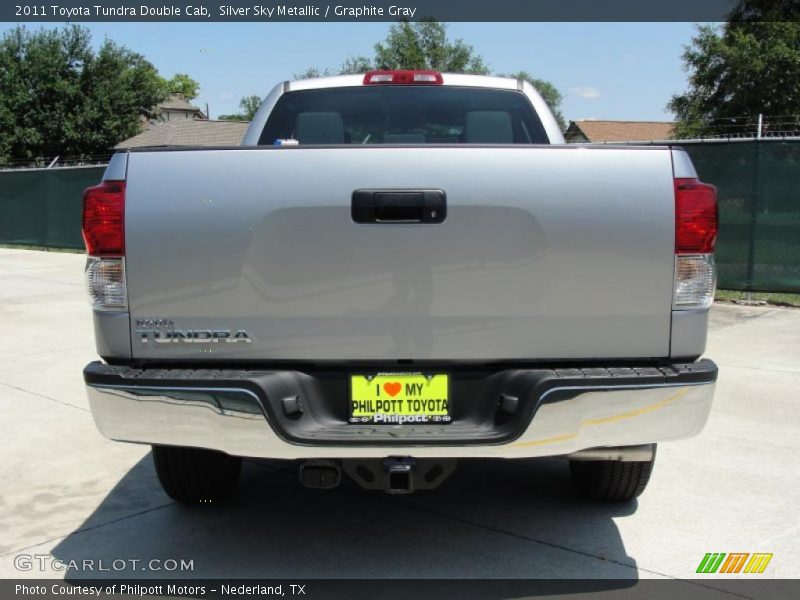 Silver Sky Metallic / Graphite Gray 2011 Toyota Tundra Double Cab