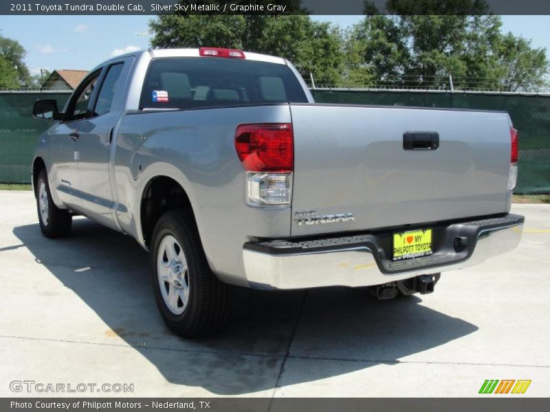 Silver Sky Metallic / Graphite Gray 2011 Toyota Tundra Double Cab