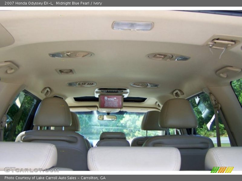 Midnight Blue Pearl / Ivory 2007 Honda Odyssey EX-L