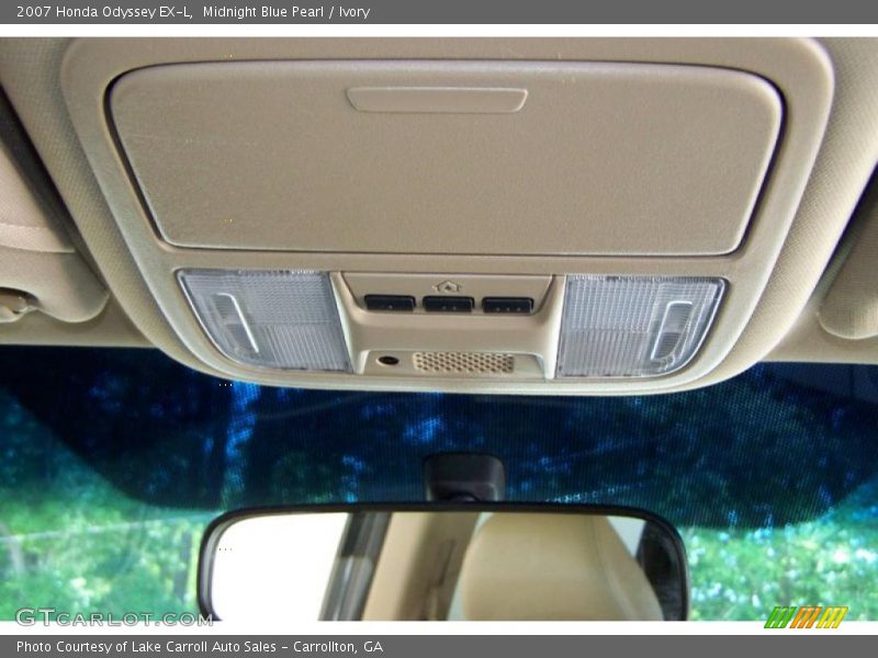 Midnight Blue Pearl / Ivory 2007 Honda Odyssey EX-L