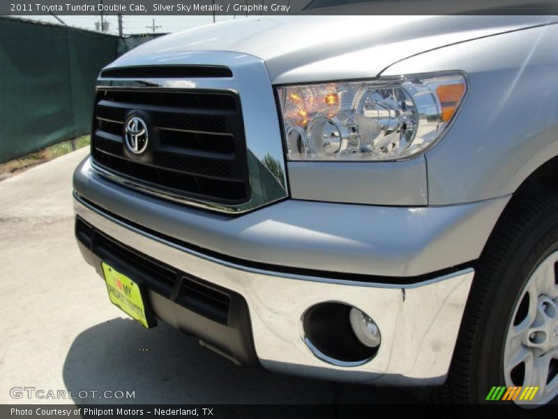 Silver Sky Metallic / Graphite Gray 2011 Toyota Tundra Double Cab