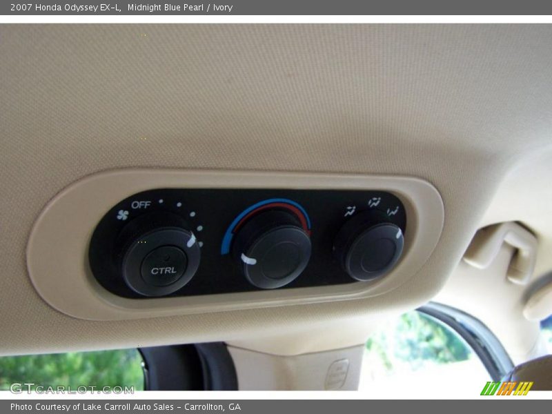 Midnight Blue Pearl / Ivory 2007 Honda Odyssey EX-L