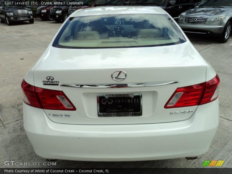 Crystal White / Cashmere 2007 Lexus ES 350