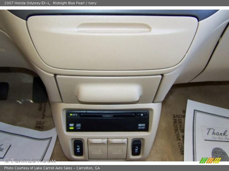 Midnight Blue Pearl / Ivory 2007 Honda Odyssey EX-L